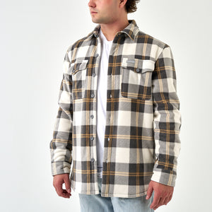 Burlebo Shacket Coyote Plaid
