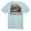 Local Boy Youth Teal Tails ss Tee Chambray