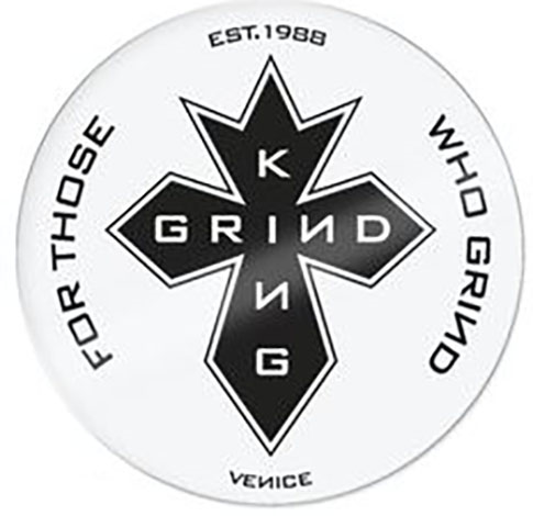 Grind king cross logo sticker