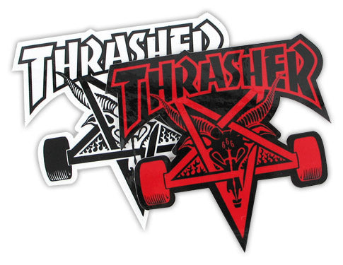 Thrasher sk8 goat sticker