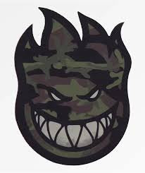 Spitfire fireball small sticker