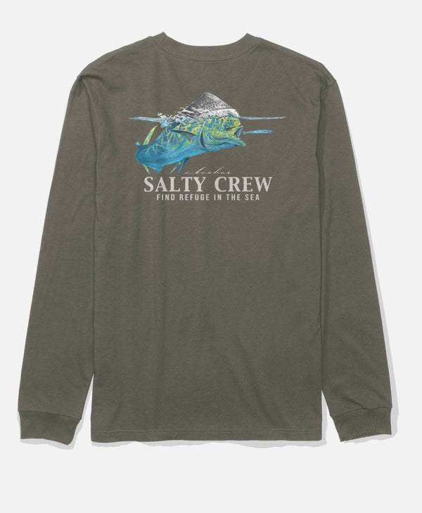 Salty Crew Mahi Surface LS Tee