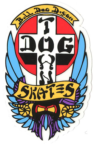 DOGTOWN OG BULLDOG 2" STICKER