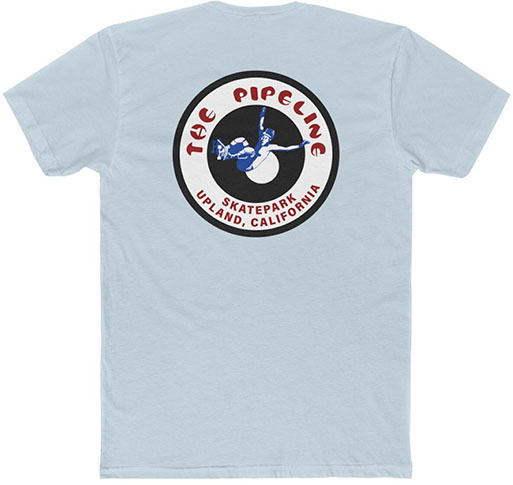 45 RPM VINTAGE PIPELINE SKATEPARK BLUE SS XL