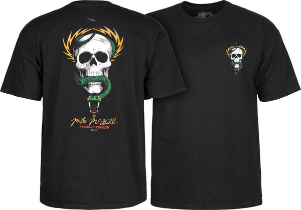 POWELL MCGILL SKULL & SNAKE BLACK SS