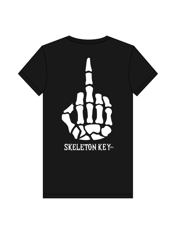 SKELETON WITH ALL DUE RESPECT BLACK SS
