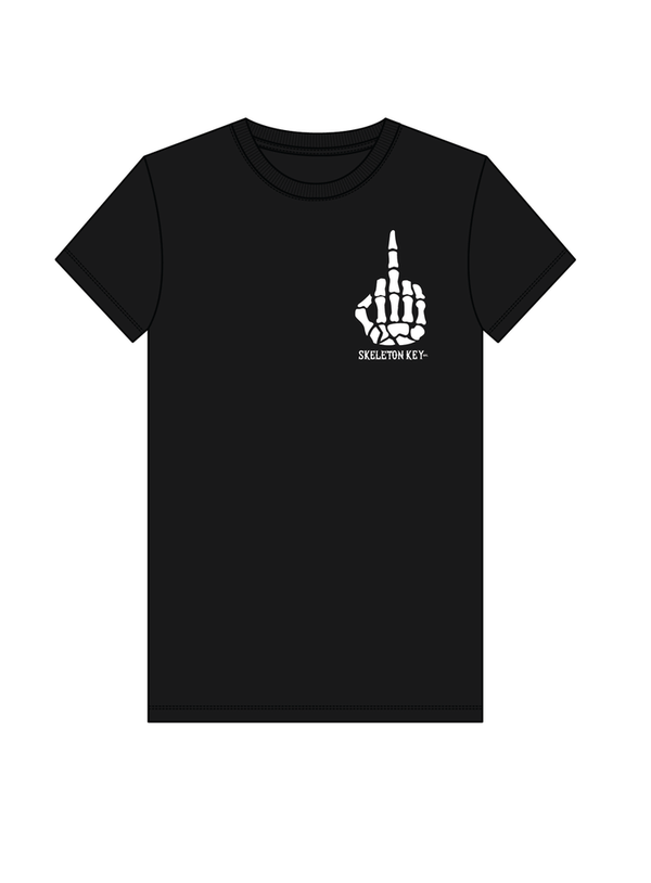 SKELETON WITH ALL DUE RESPECT BLACK SS