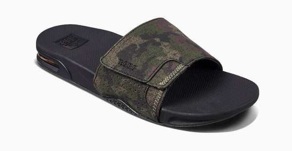 Reef Fanning Slide H2O Camo Marble