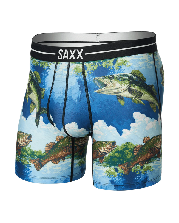 Saxx Volt Breathable Mesh Bitmap Big Mouth Boxer Brief