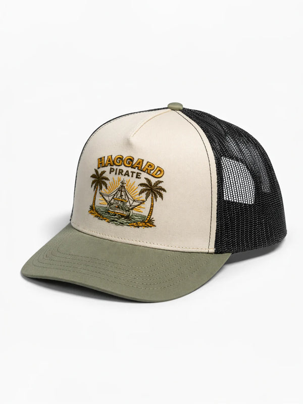Haggard Pirate Transom Retro Trucker