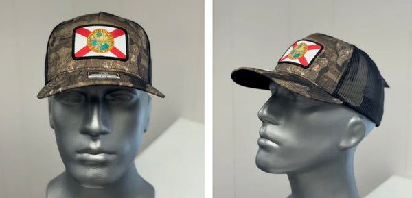 DeLand Apparel Company State of Florida Realtree/Black Trucker Hat