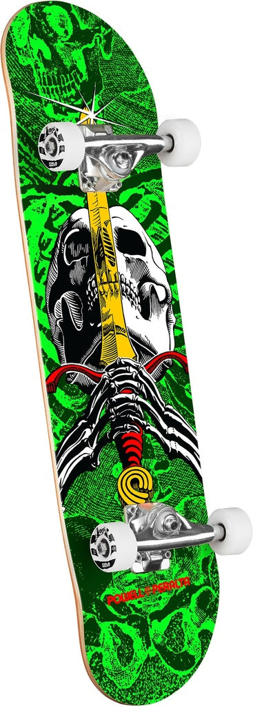 POWELL SKULL & SWORD GREEN 8.0 X 31.45