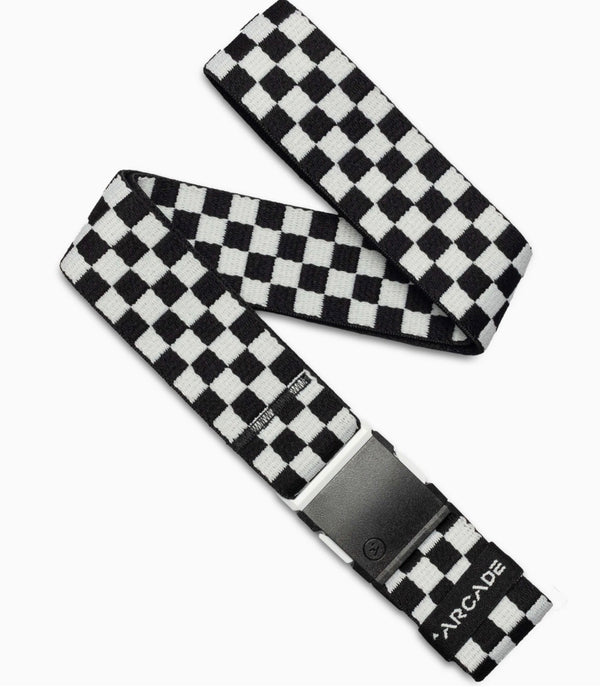 Arcade adventure belt, black/glacial checkered