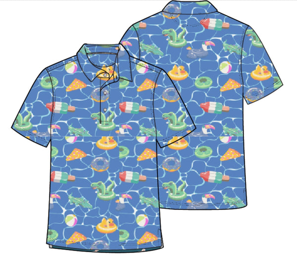 Chubbies The Cannonball Crew Performance Polo
