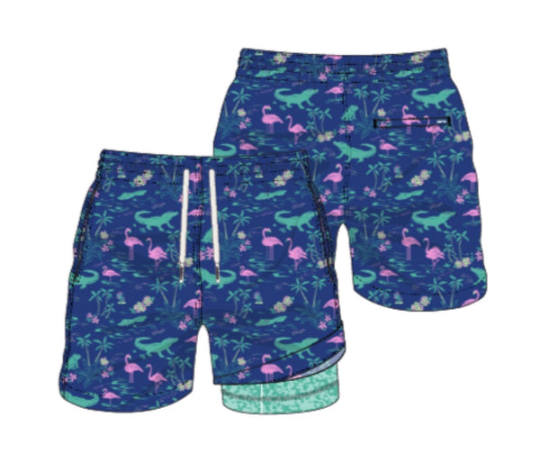 Chubbies The Swamp & Circumstances 5.5 Classic Lined Swim Trunk