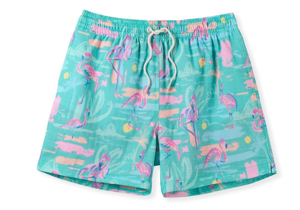 Chubbies The Single & Ready To Flamingle 5.5 Classic Lined Swim Trunk