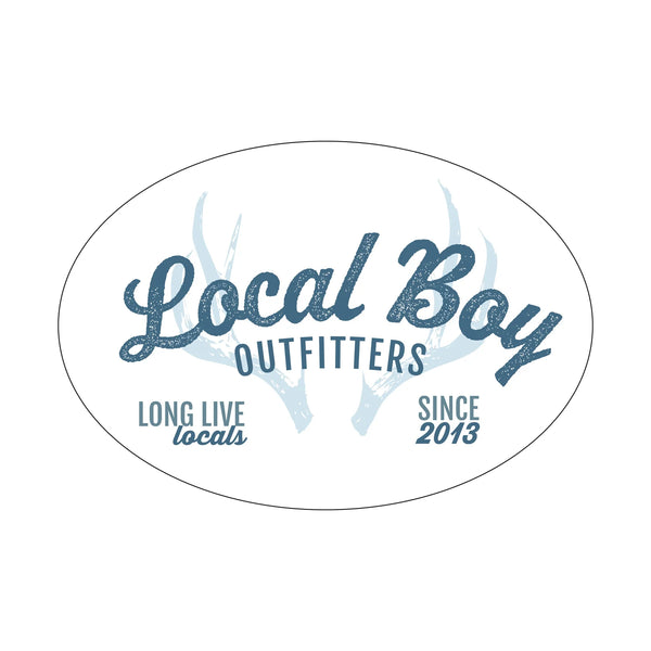 Local Boy Antler Arch Decal