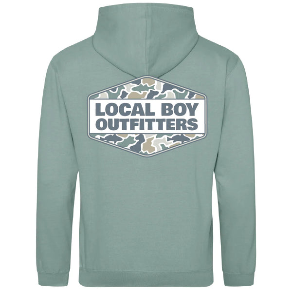 Local Boy Youth BwH Fish Camo Diamond Crest