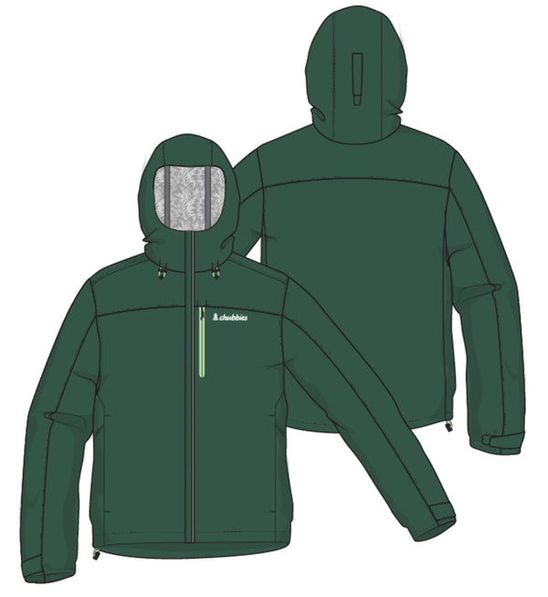 Chubbies The Forest Floor Rain Jacket