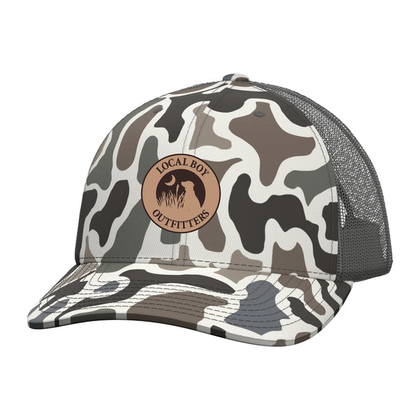 Local Boy Leather Patch Trucker Hat