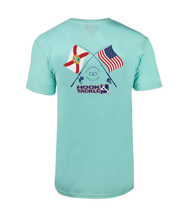 Hook & Tackle Flamerica Tee