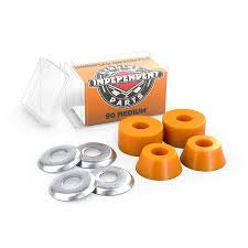 Independent STD CONICAL CUSHIONS 90a ORG 2pr w/washers