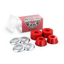 Independent STD CONICAL CUSHIONS 88a RED 2pr w/washers