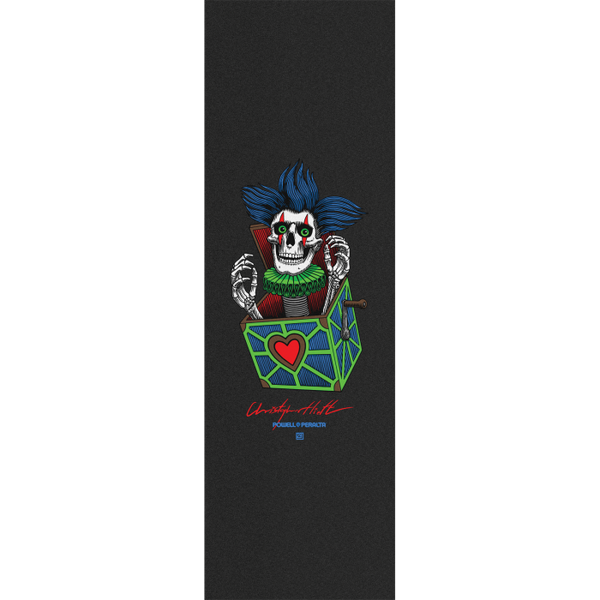POWELL GRIP SHEET 10.5x33 HIETT SKULL BLACK