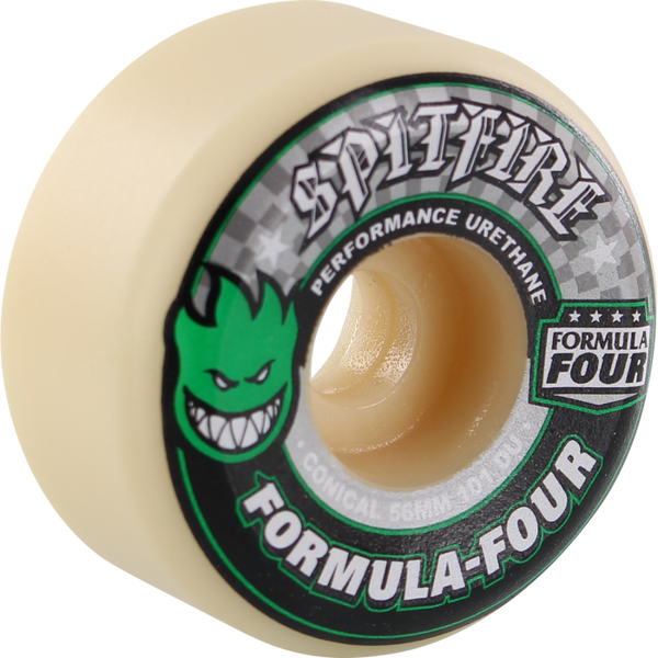 SPITFIRE F4 101a CONICAL 56mm WHT W/GRN & BLK