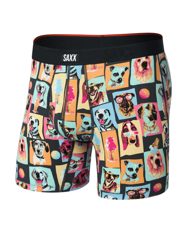 Saxx Vibe Xtra Soft Comfort Boxer Brief 6" Summer Dogs of Saxx