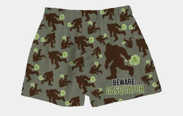 Brief Insanity Beware Gasquatch Boxer Shorts