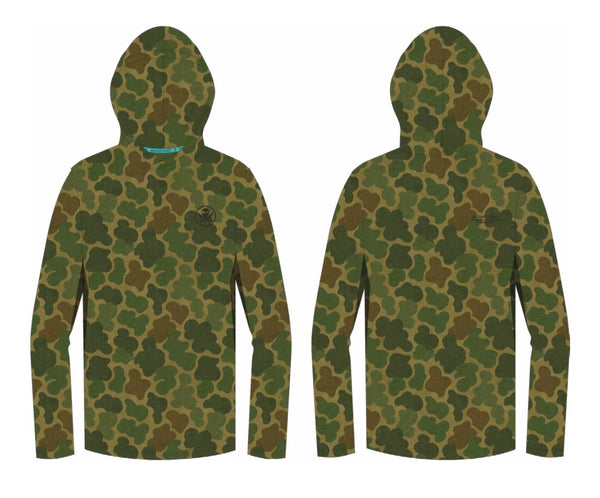 Haggard Pirate Flybridge UPF Hoodie - Frogman Camo