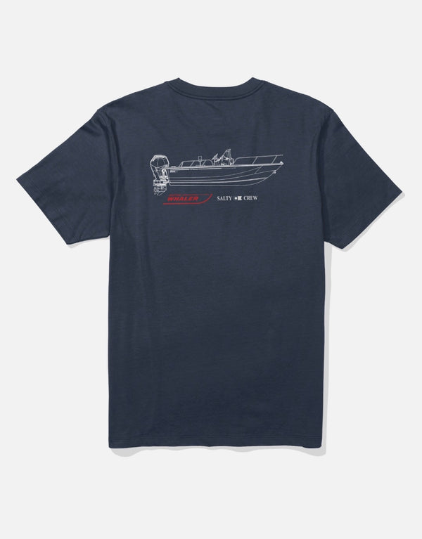 Salty Crew Whaler Schematic SS Tee