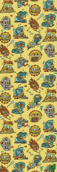 11in Killer Acid Doods Of Summer Mob Skateboard Griptape