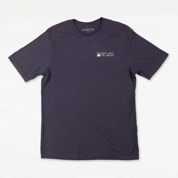 Flomotion Don’t Feed The Locals USA tee navy