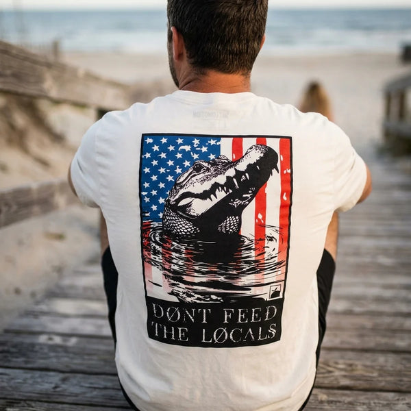 Flomotion Don’t feed the locals USA white