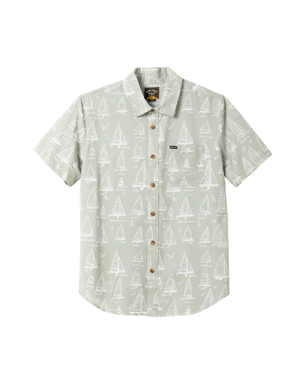 Dark Seas Mainsail SS UV Shirt Woven Moss