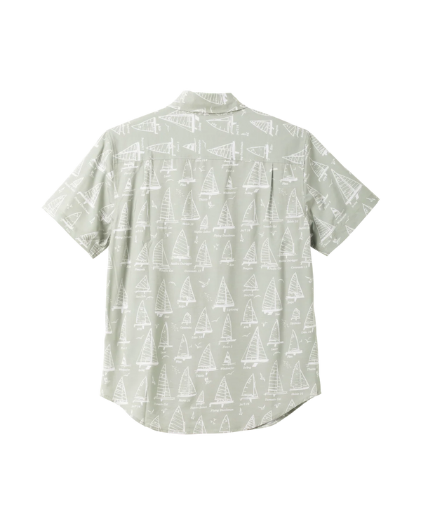 Dark Seas Mainsail SS UV Shirt Woven Moss