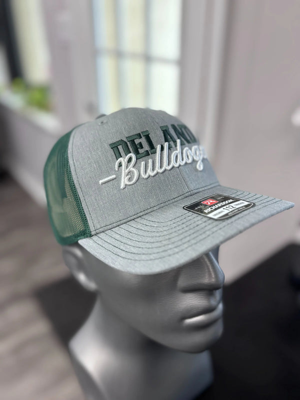 DeLand Apparel Company DeLand Bulldogs Block Script Trucker Hat