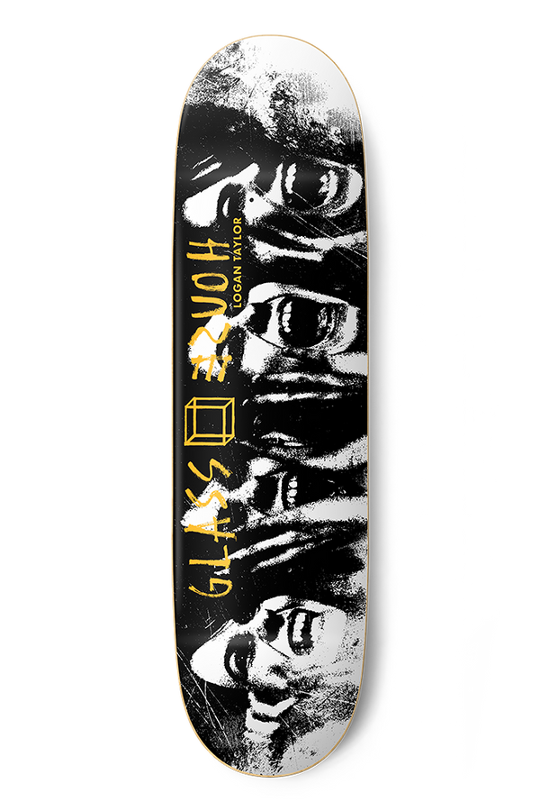 GLASS HOUSE LOGAN TAYLOR POSSESSED WHITE DECK 8.5