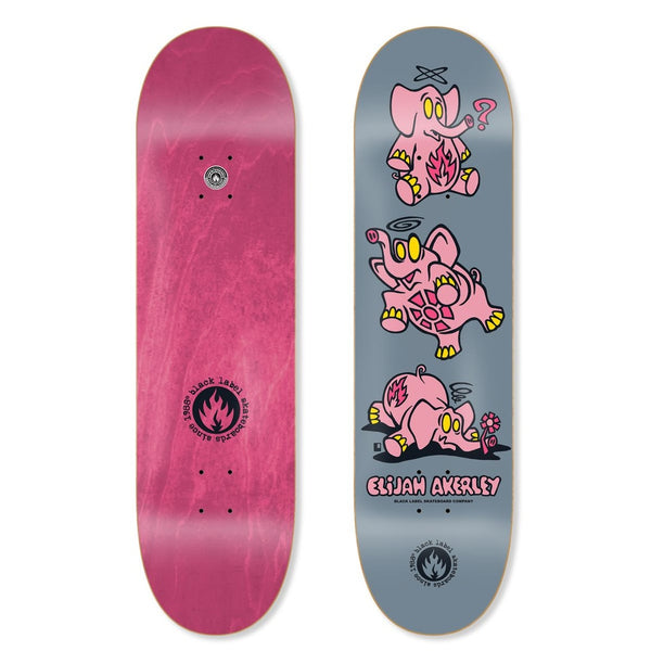 BLACK LABEL ELIJAH AKERLEY PINK ELEPHANTS DECK 8.75