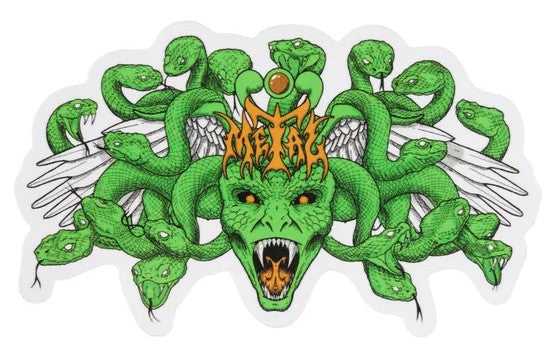 METAL MEDUSA STICKER