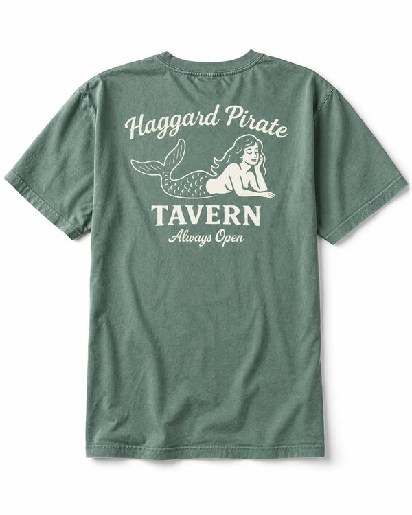 Haggard Pirate TAVERN PIGMENT TEE - PIGMENT SAGE