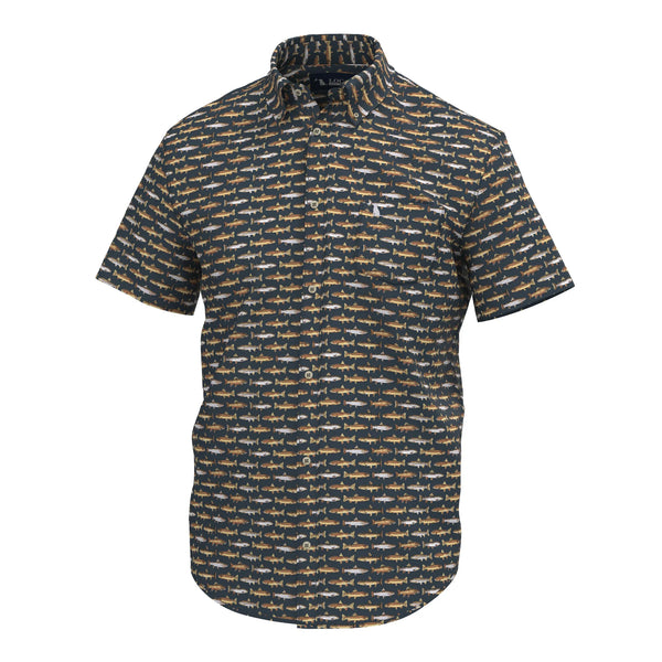 Local Boy Lowcountry Button Down - Blue Trout