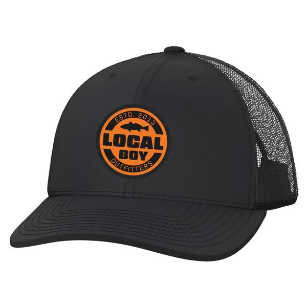 Local Boy Safety Red Trucker Hat