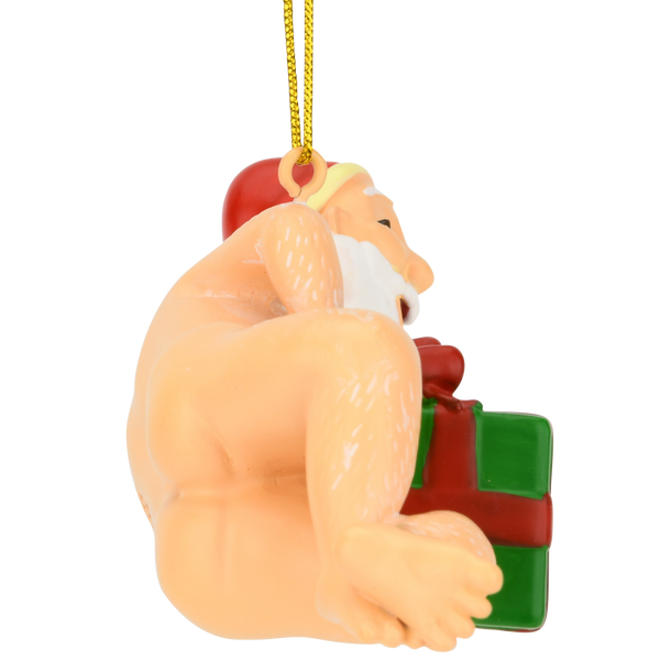 Seductive Santa Funny Naughty Christmas Ornament Decoration