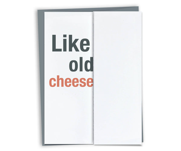 Like Old Cheese • Funny Birthday Card