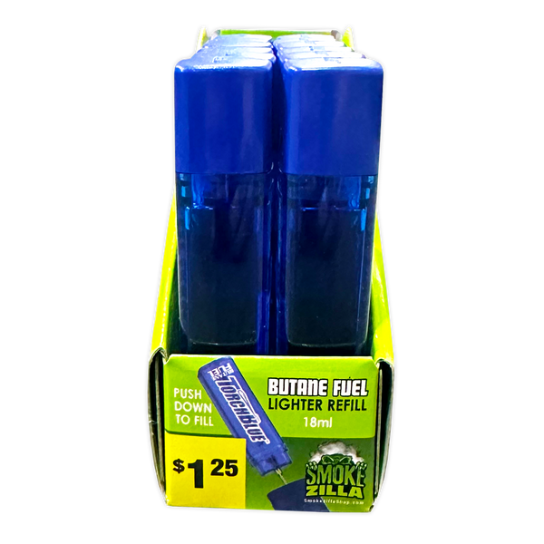 Torch Blue 18ML Mini Butane Refill - 12/Display