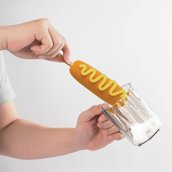 Sponges - BOTTLE BITES - Corn Dog Bottle Brush