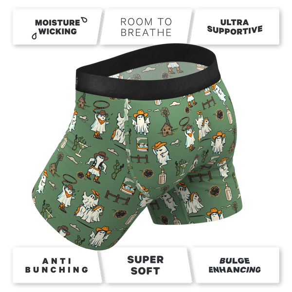 The Ghost Town | Western Ghost Ball Hammock® Pouch Underwear